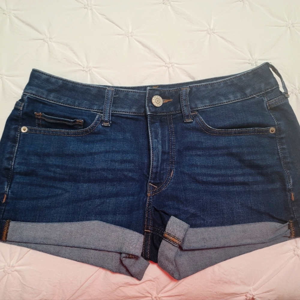 Express Shorts Dark Wash